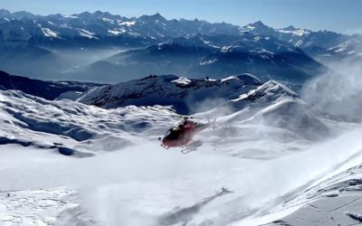 Heliskiing sessions at Le Régent